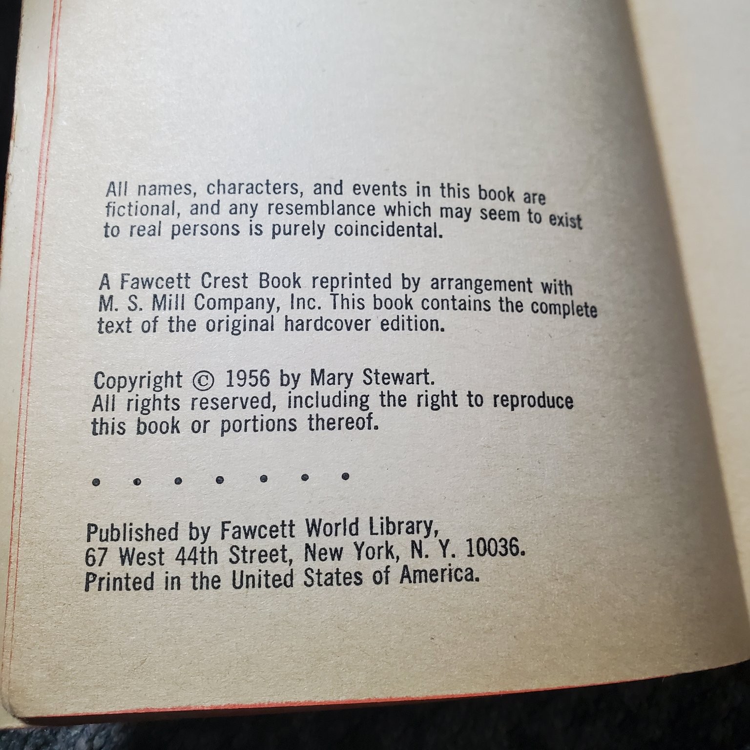 Nine Coaches Waiting Mary Stewart 1969 Reprint Suspense Gothic Romance Fawcett