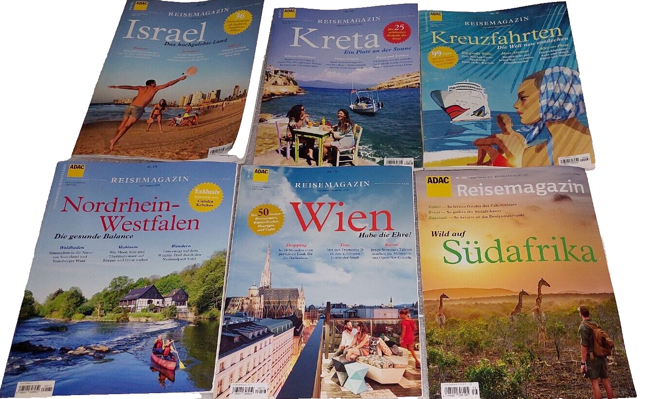 1×13 Pcs. ADAC Travel Magazine – Used