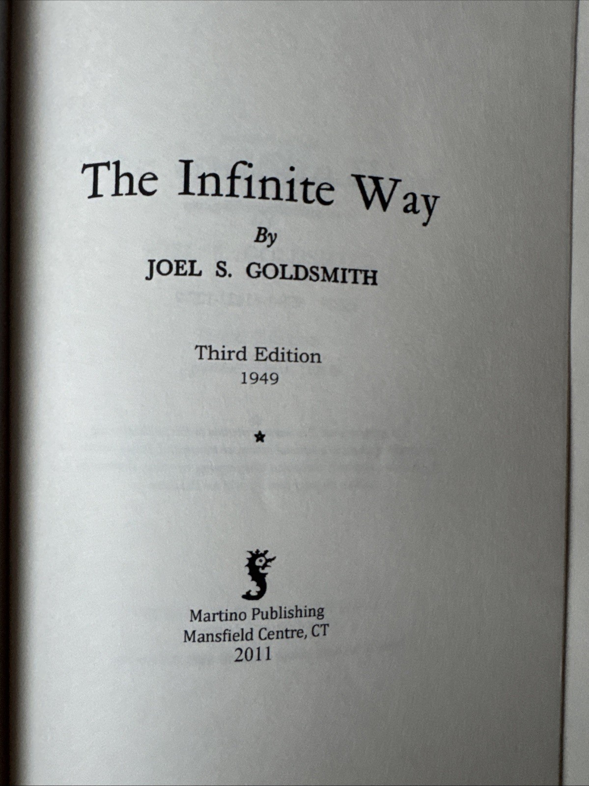 The Infinite Way