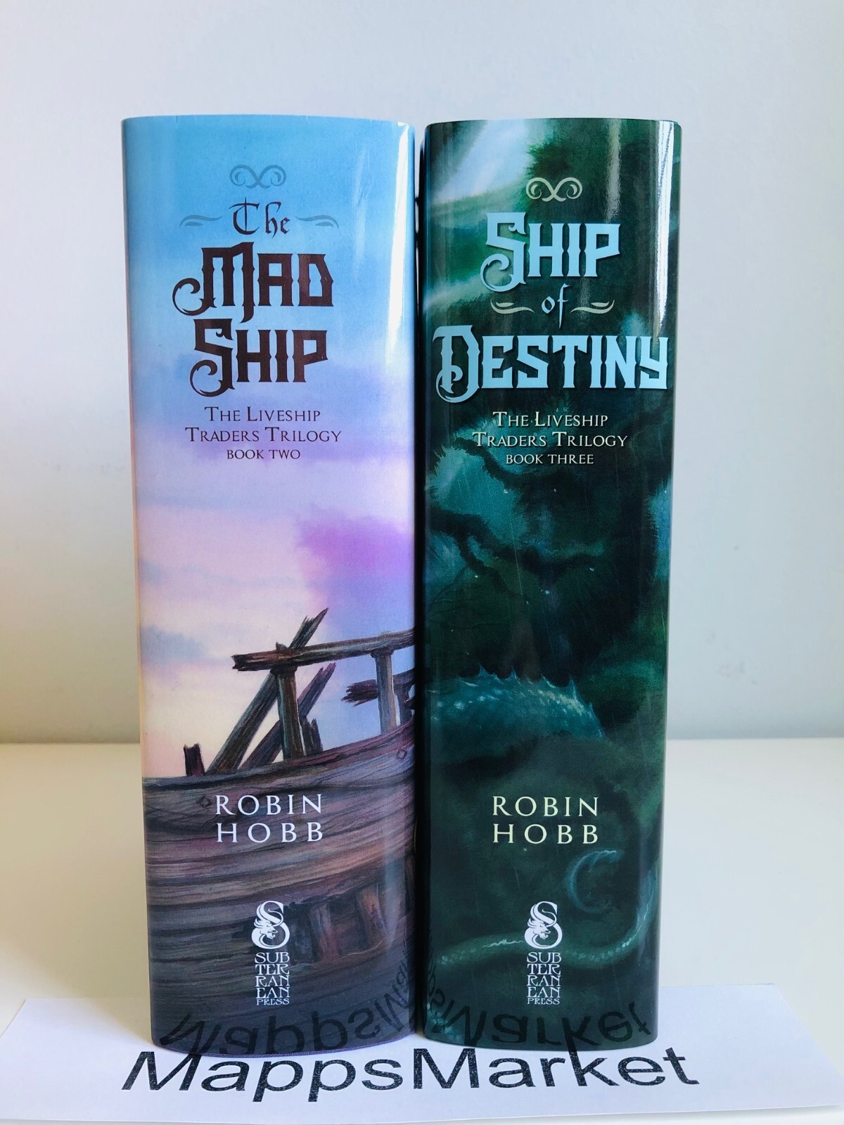 SIGNED The Mad Ship & Ship of Destiny by Robin Hobb SUBTERRANEAN PRESS Matching