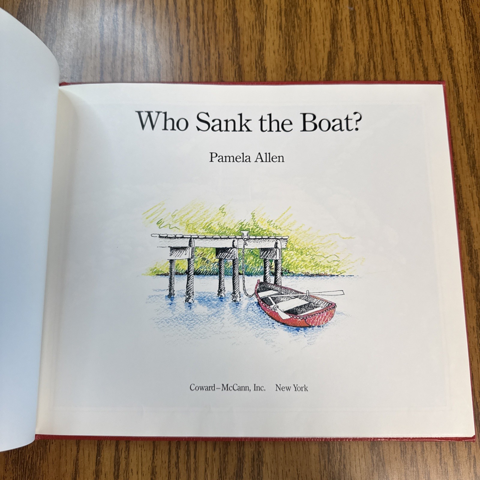 Who Sank the Boat? Pamela Allen
