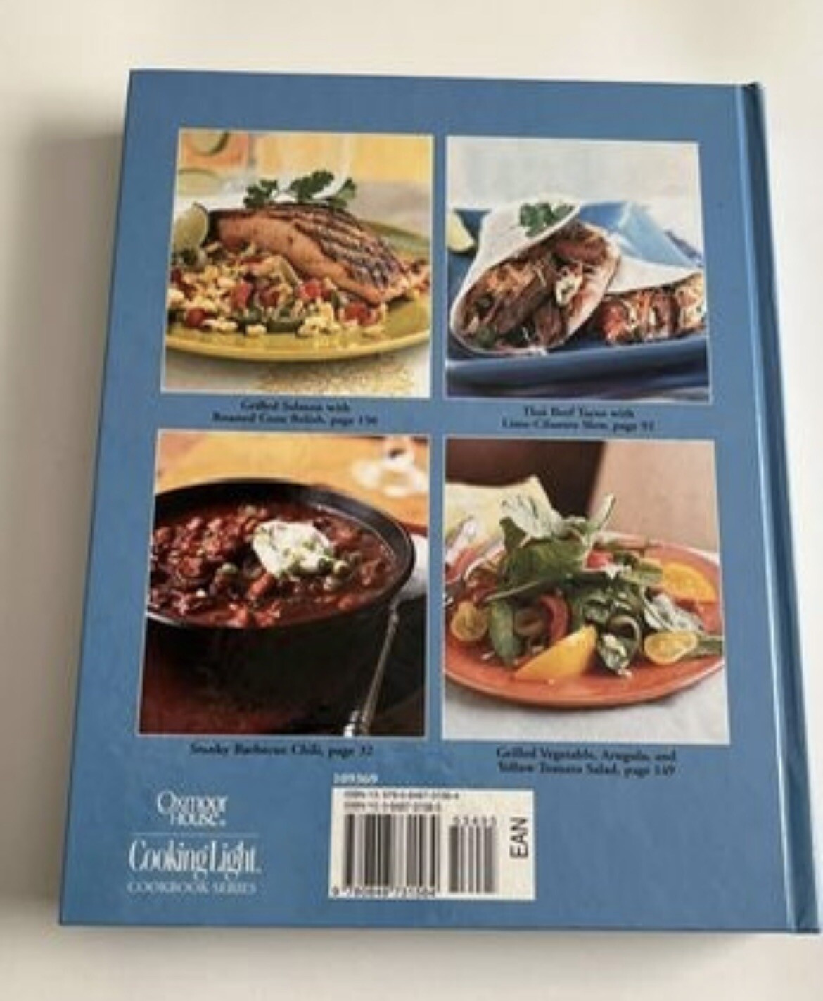 Cooking Light 2008 Cookbook Annual Recipes Hard Cover Oxmoor House 496 Pages