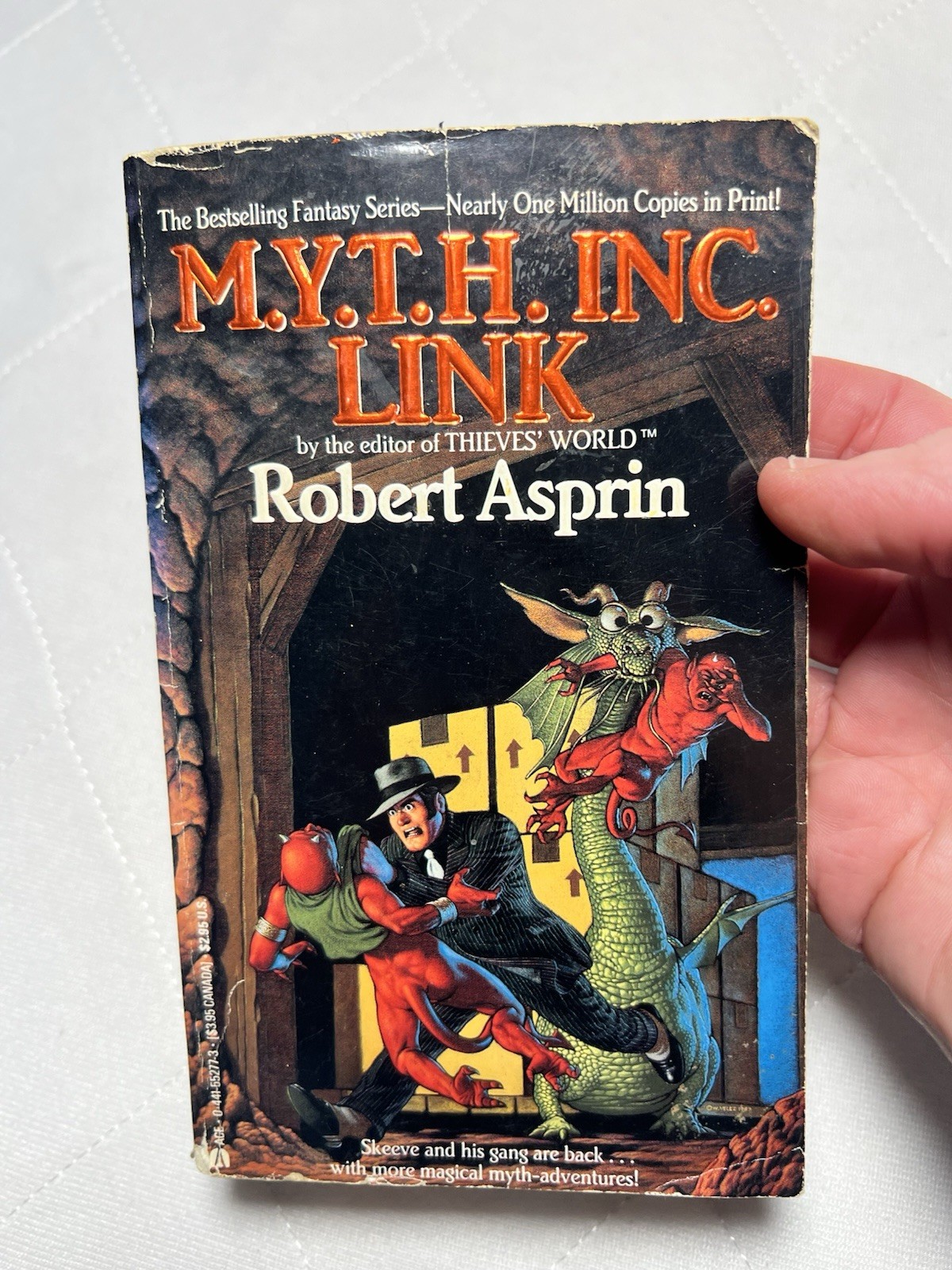 Robert Aspirin Books FIVE Myth Adventures Series Paperback 1980s Vintage