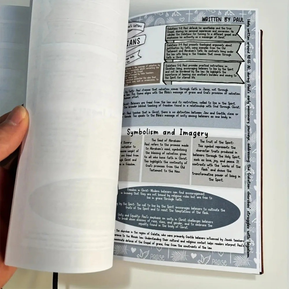 Bible Study Guide for Beginners 66-Page Devotional Journal with Daily Scripture