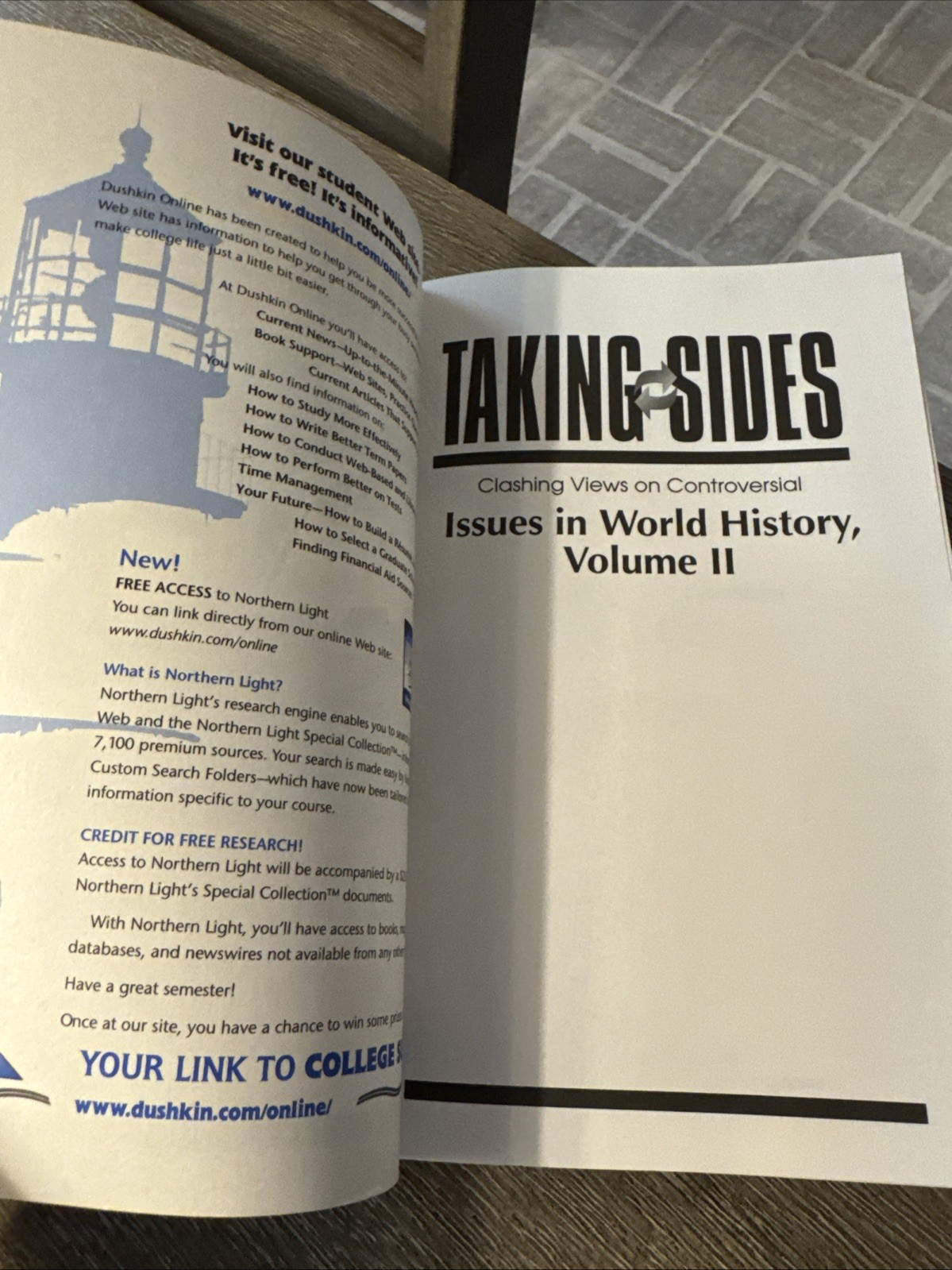 Taking Sides : Clashing Views on Controversial Issues in World History by Helen