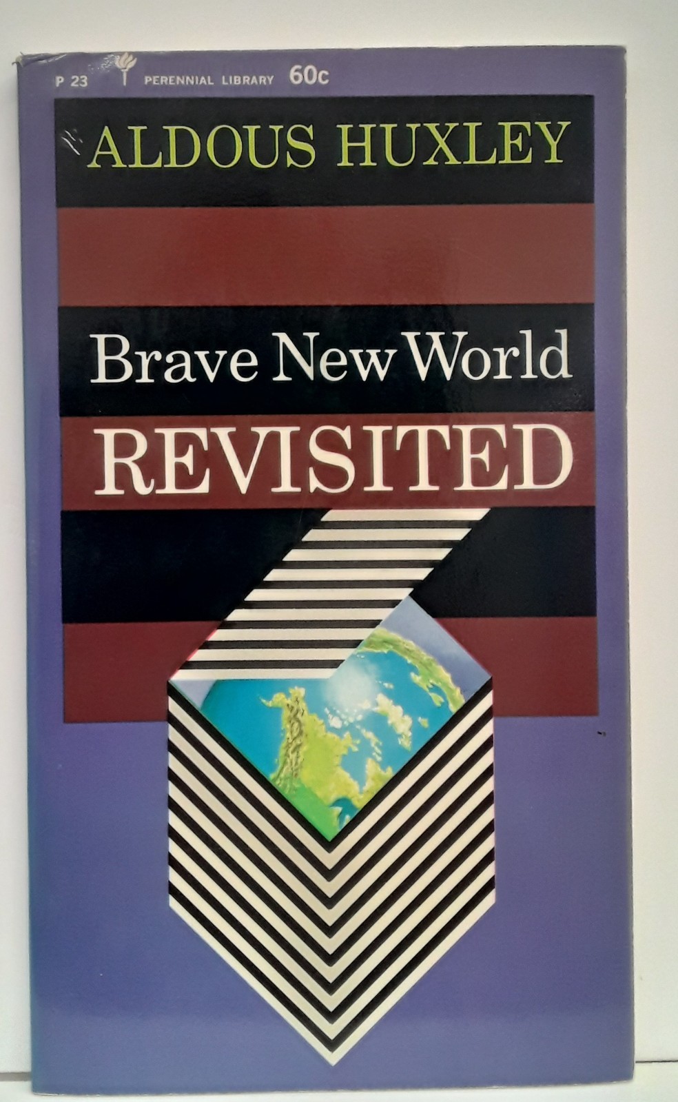Brave New World Revisited Aldous Huxley PB Book 1965 Perennial Library Harper