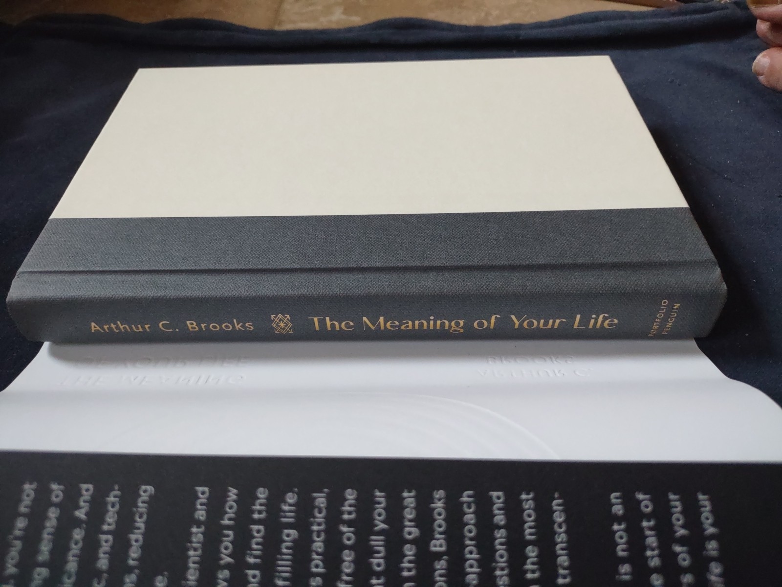 SIGNED The Meaning Of Your Life Arthur C Brooks Hardcover Book Self Help Purpose