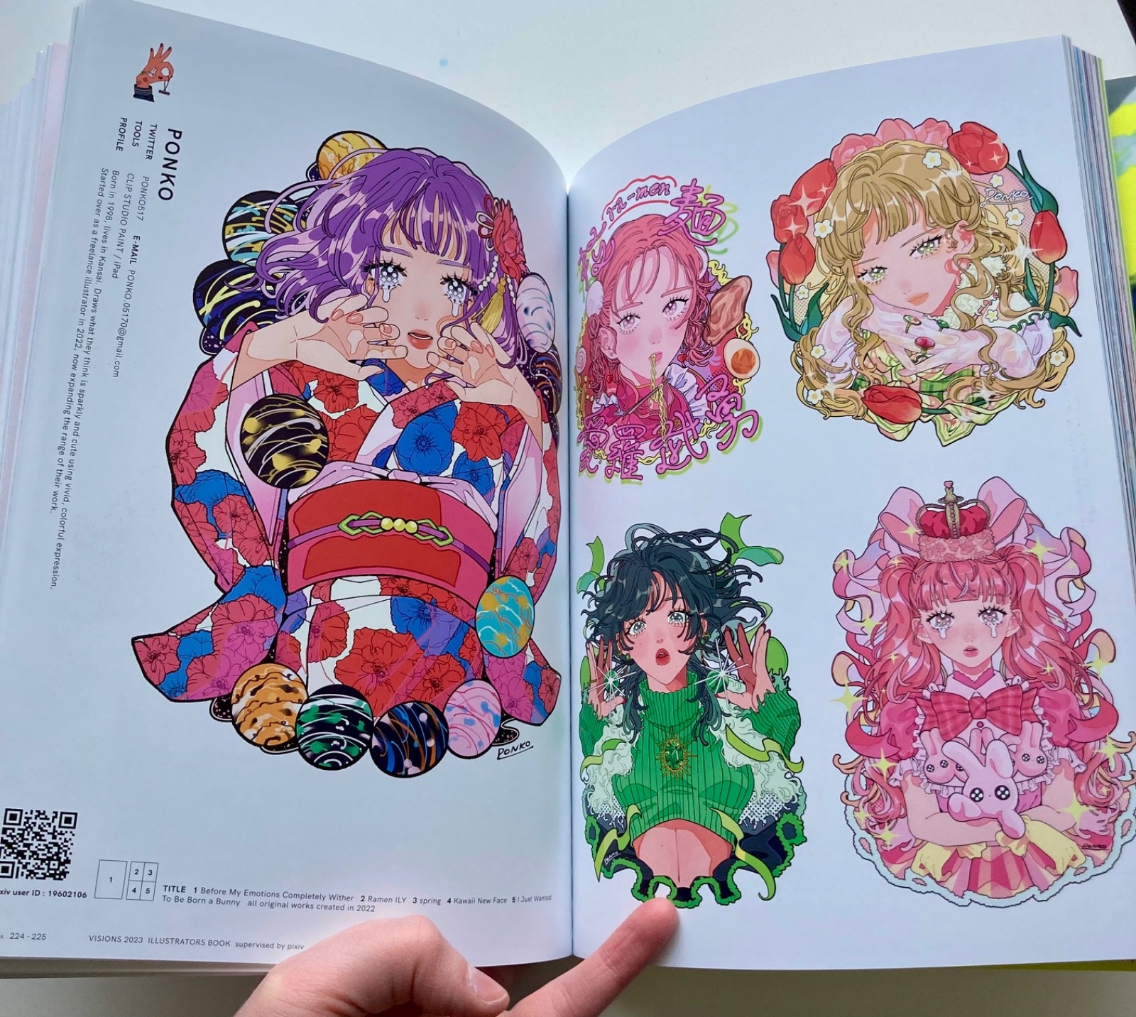 Pixiv Visions 2023 Illustrators Art Book Mika Pikazo English Japanese US Seller