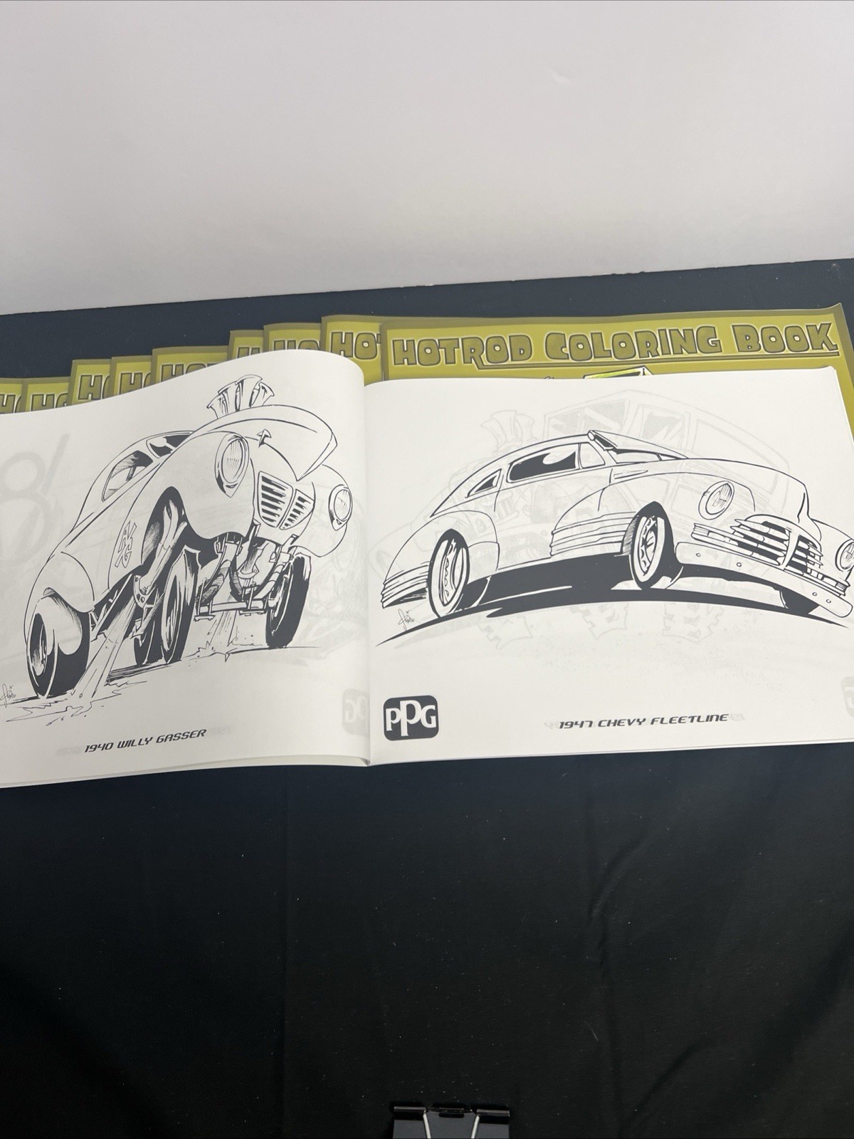 2016 PPG Industries-Hot Rod Coloring Book By SQUINDO- 30 Pages