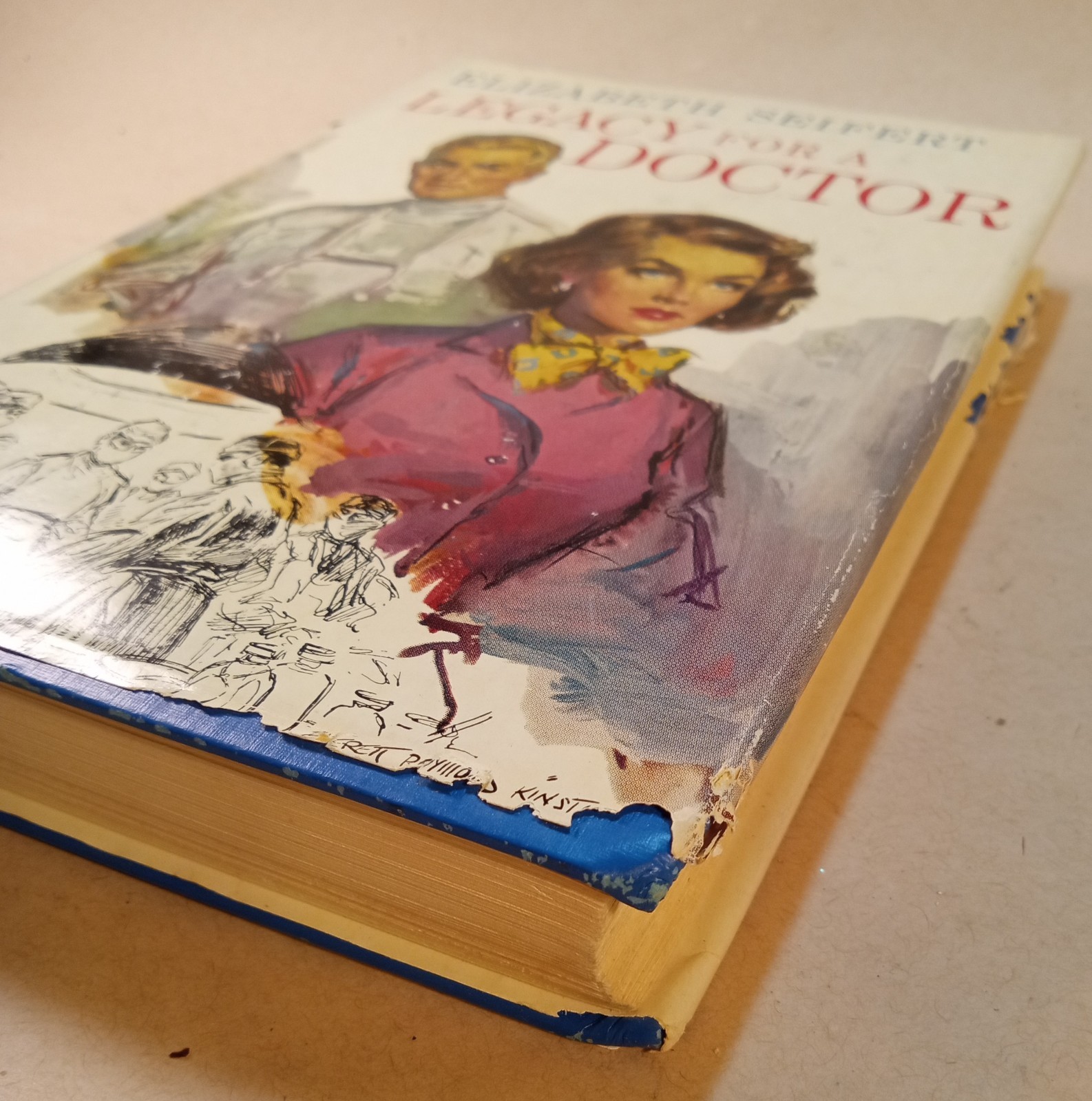 “Legacy For A Doctor” Novel. Vgt 1963. Elizabeth Seifert. 272 Pages. Sad Dust…