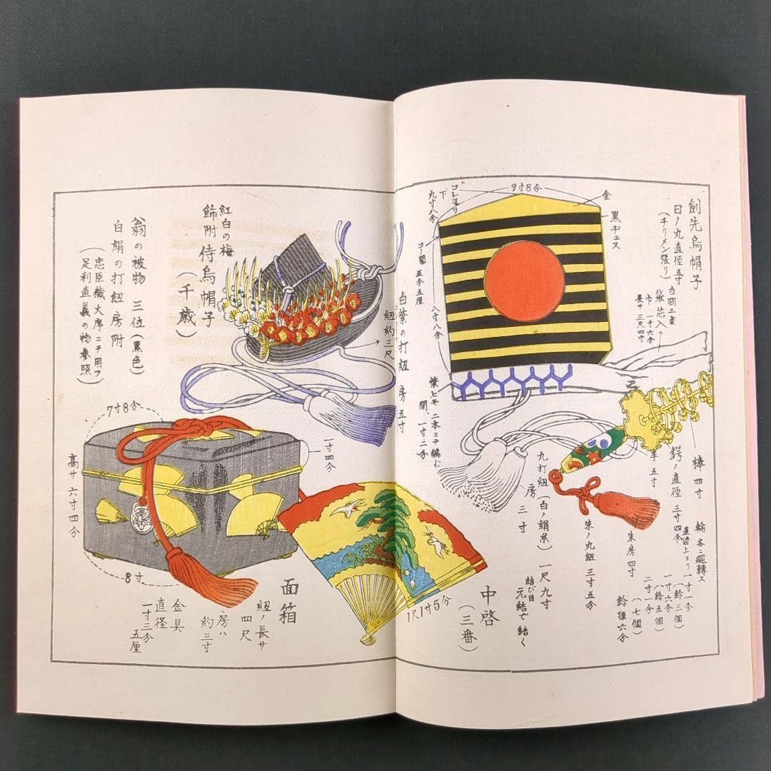 Illustrated Plays and Dances Vol 1 Colored Woodblock Print with Bag 9.3×6.3in