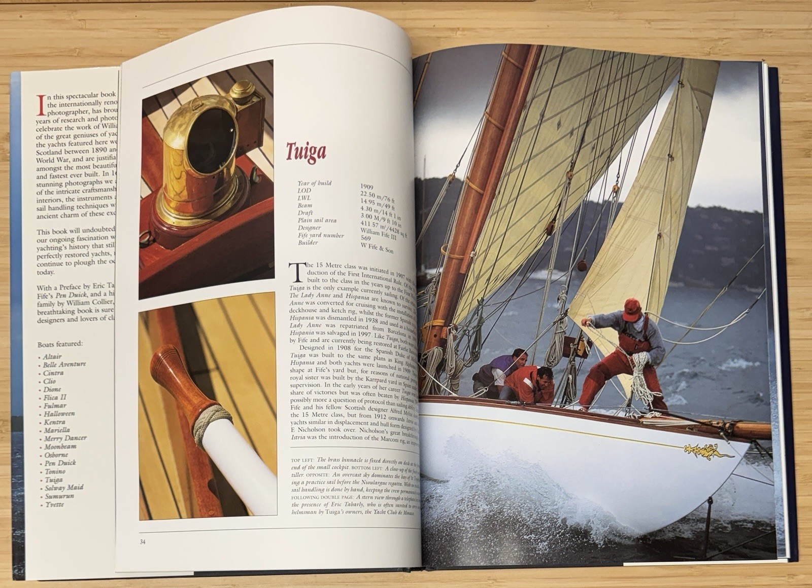 William Fife Master of the Classic Yacht by Franco Pace Hardcover +DJ + Slipcase