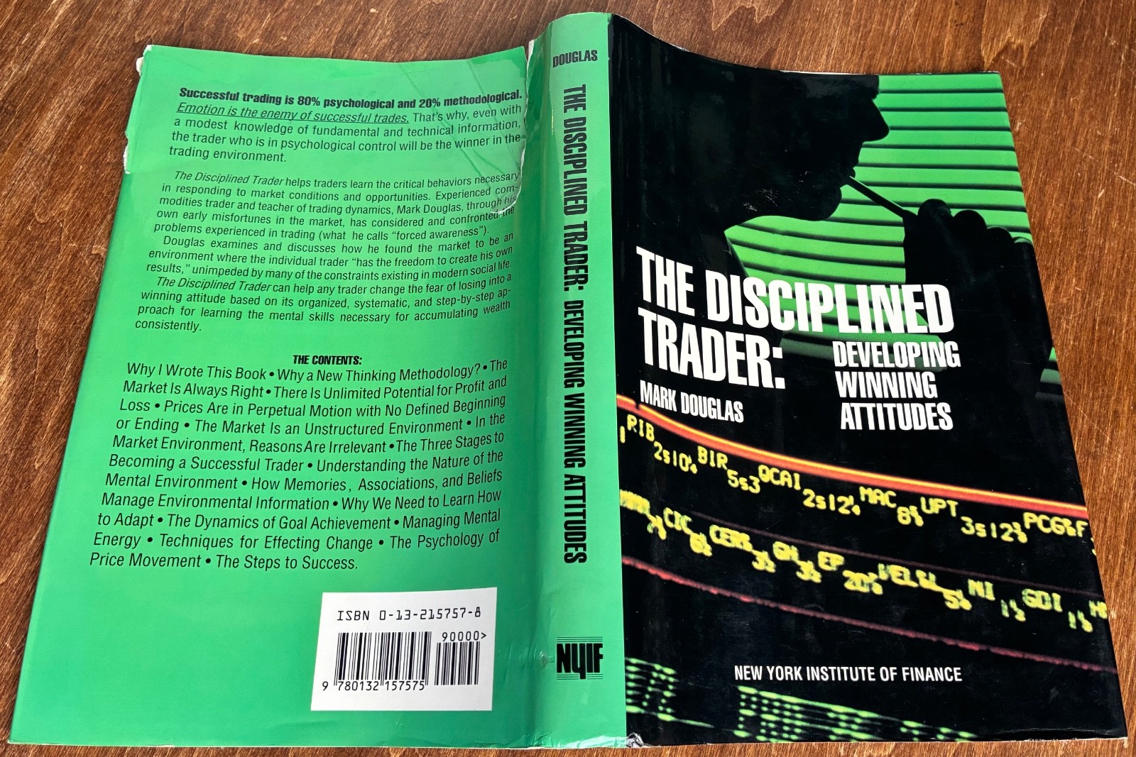 The Disciplined Trader: Developing Winning Attitudes, Mark Douglas 1990 HC/DJ