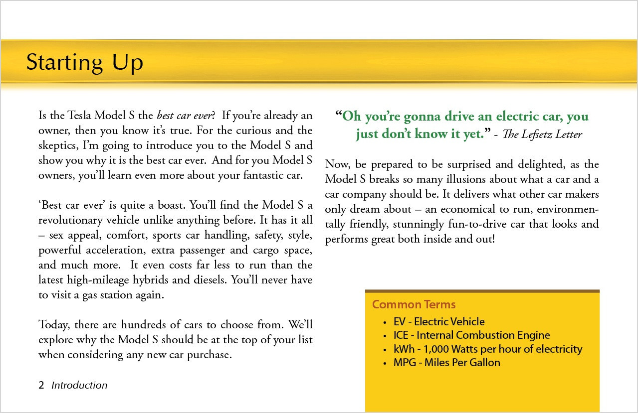 Tesla Model S – Best Car Ever! – 224 page book for owners and enthusiasts!