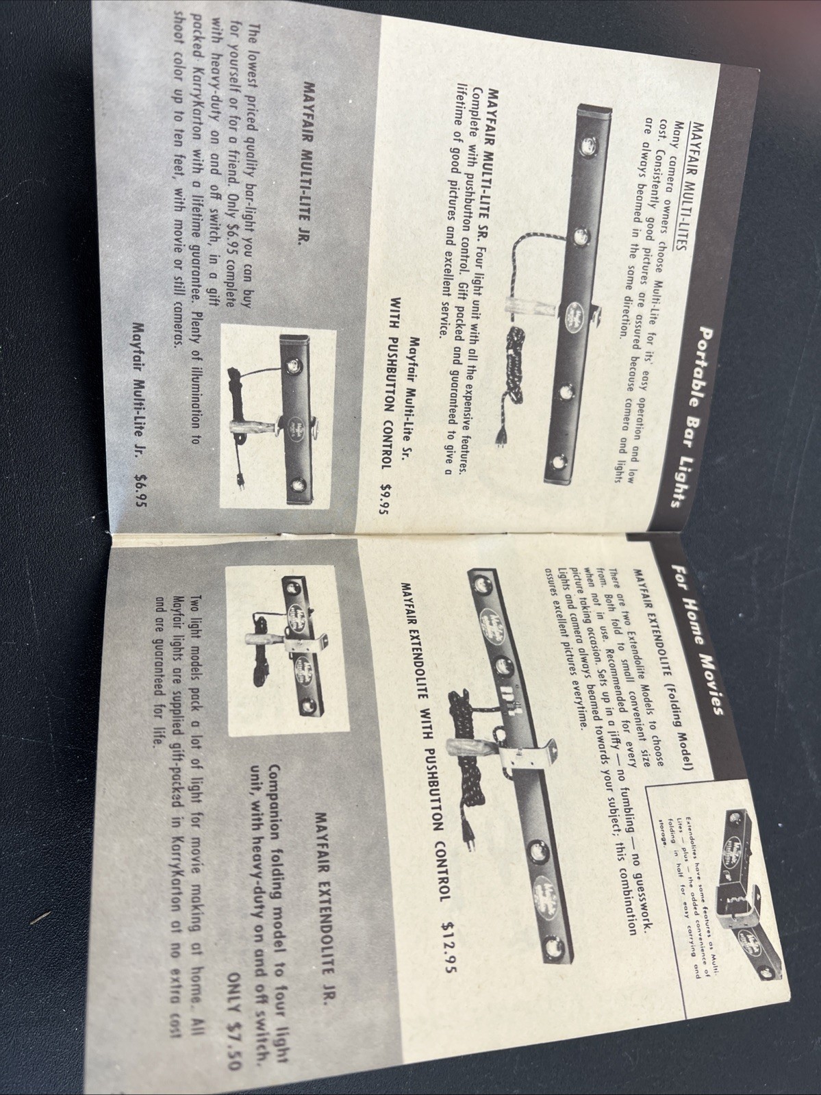 1955 How to Take Better Indoor Movies Easier W/ lighting exposure wheel Roberts