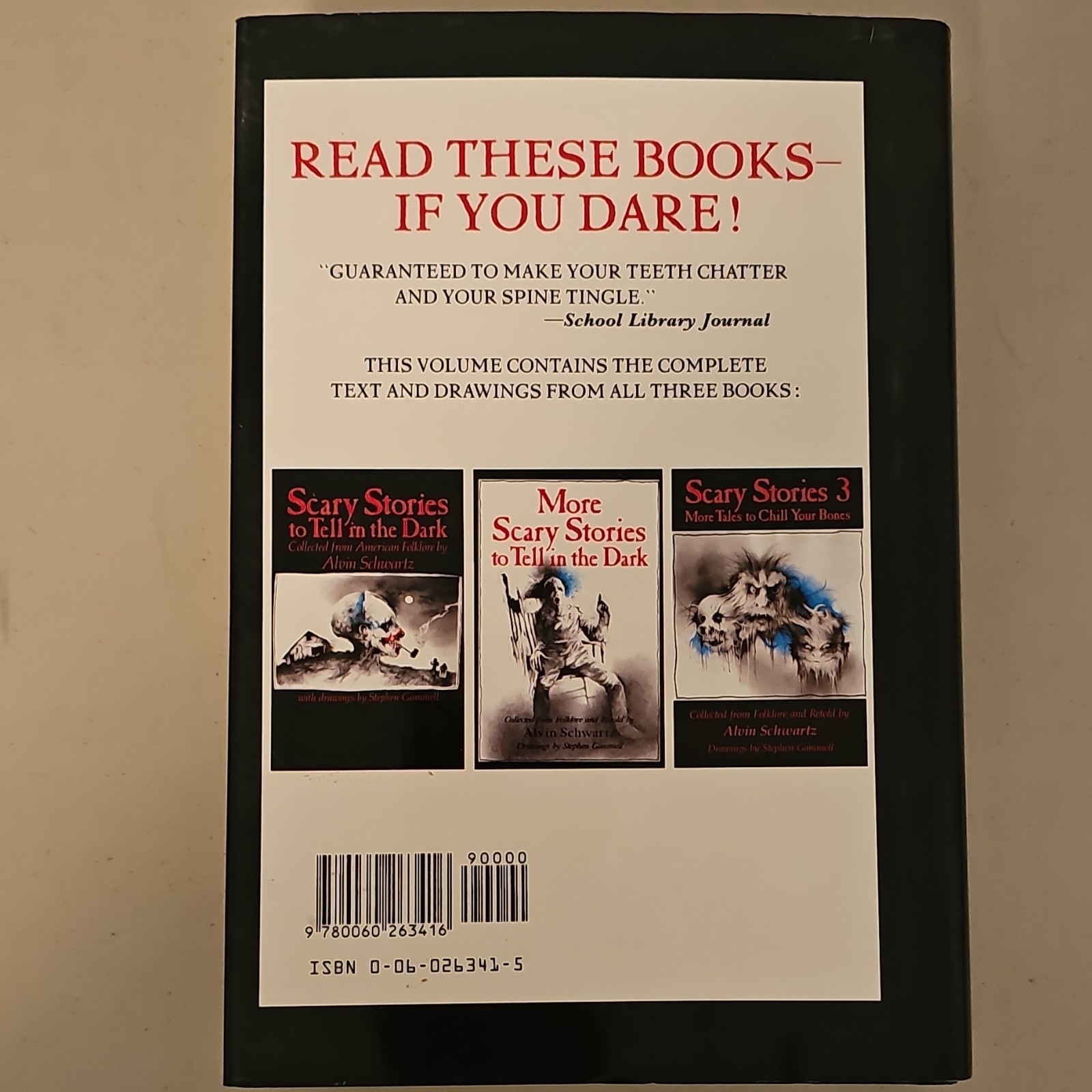 Alvin Schwartz Scary Stories Treasury Hardcover Horror Illustrated Gammell