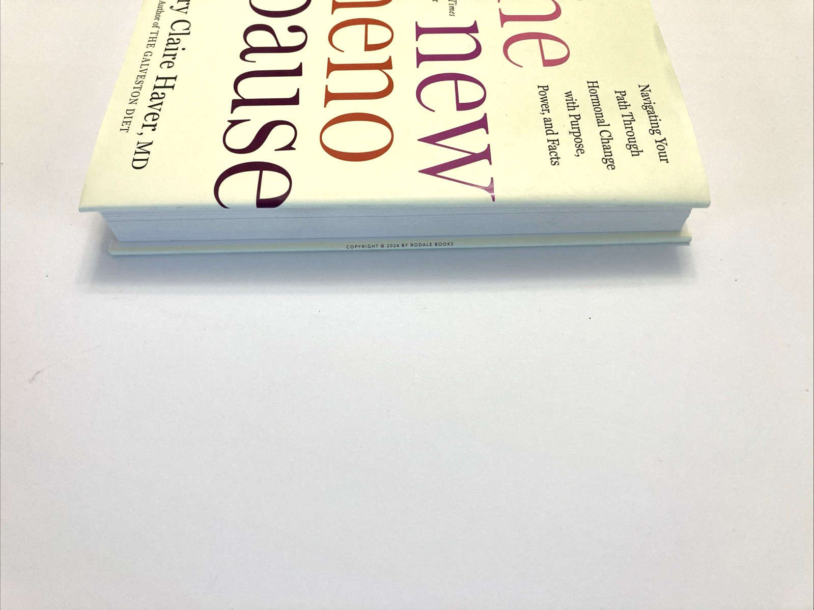 The New Menopause Mary Claire Haver MD Obstetrics & Gynecology Hardcover Book