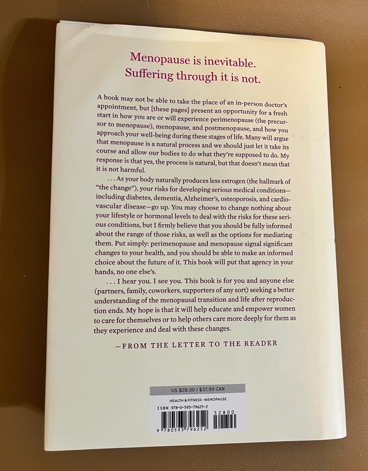 THE NEW MENOPAUSE – Mary Claire Haver, MD [Hardcover]