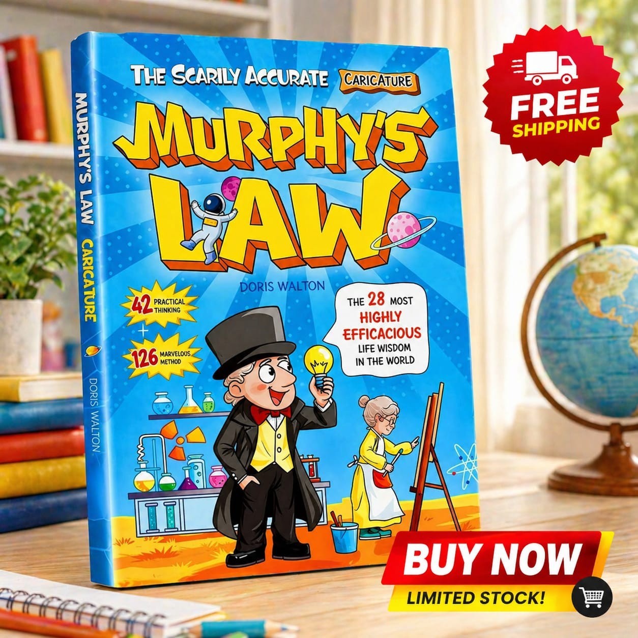 Kids Educational Comic Book Murphy Law Inspired Fun Learning 8-12