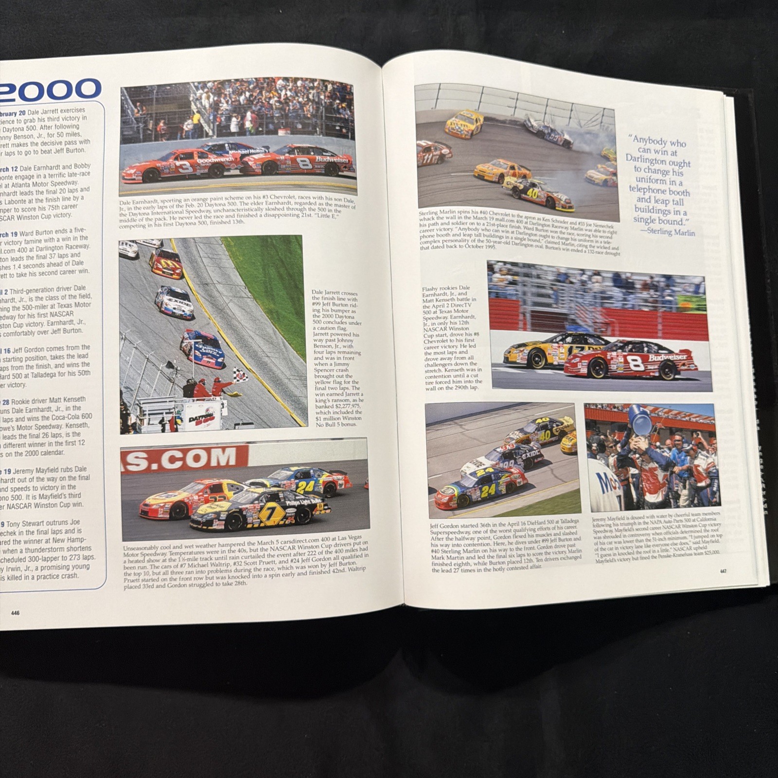 Nascar Chronicle Hardcover By Greg Fielden Racing Book 496 Pages As Pics 😎