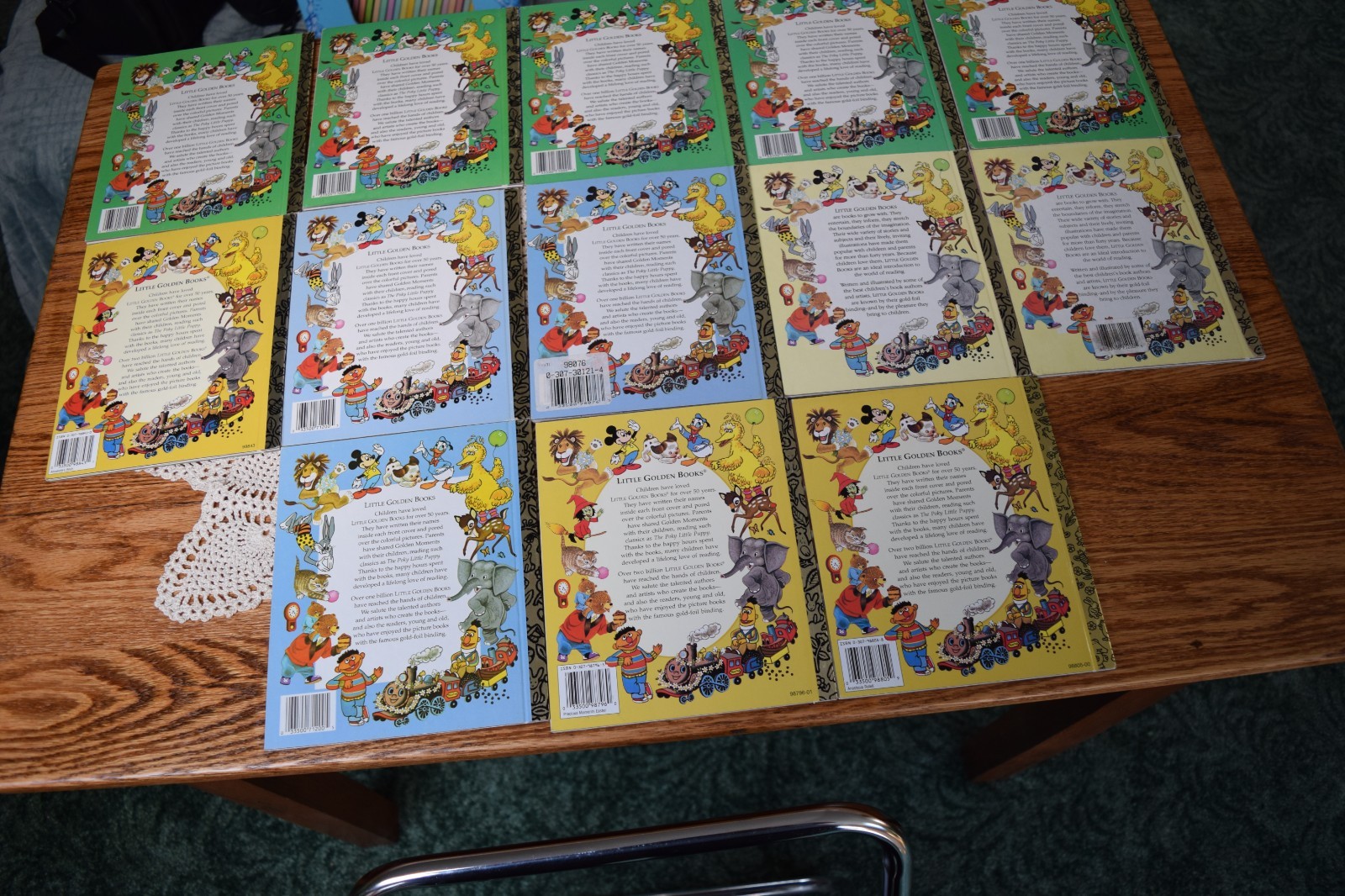 Lot of 13 Vintage Little Golden Books Standard Size 6 5/8 X 7 7/8 Inches