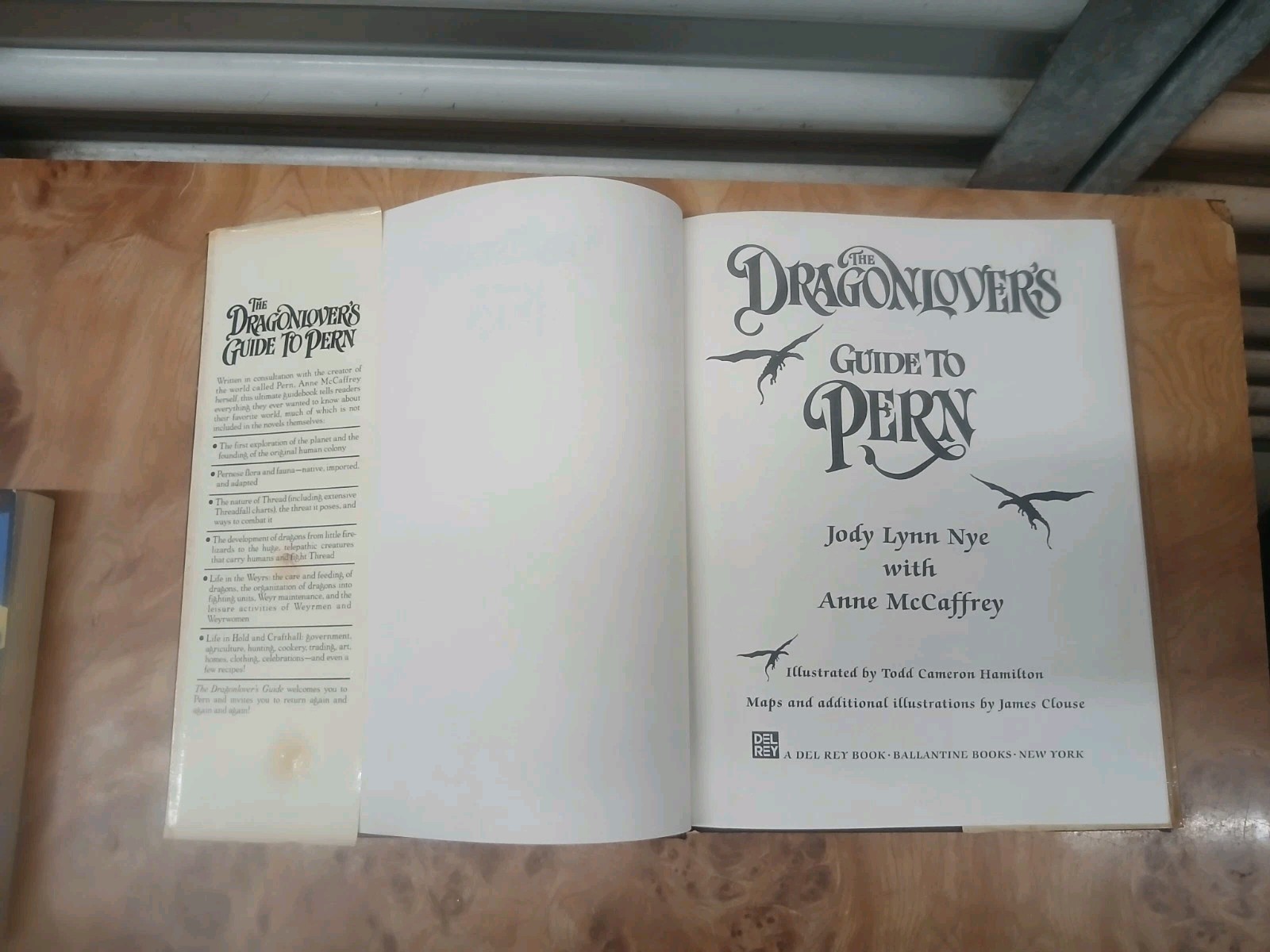 The Dragonlover’s Guide to Pern by Jody L Nye w/ Anne McCaffrey (1989, HARDCOVER