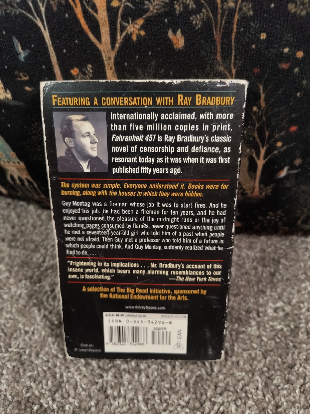 Fahrenheit 451 by Ray Bradbury 1991 Paperback 50th Anniversary – Acceptable