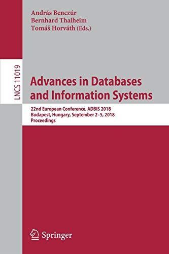 Advances in Databases and Information Systems: 22nd European