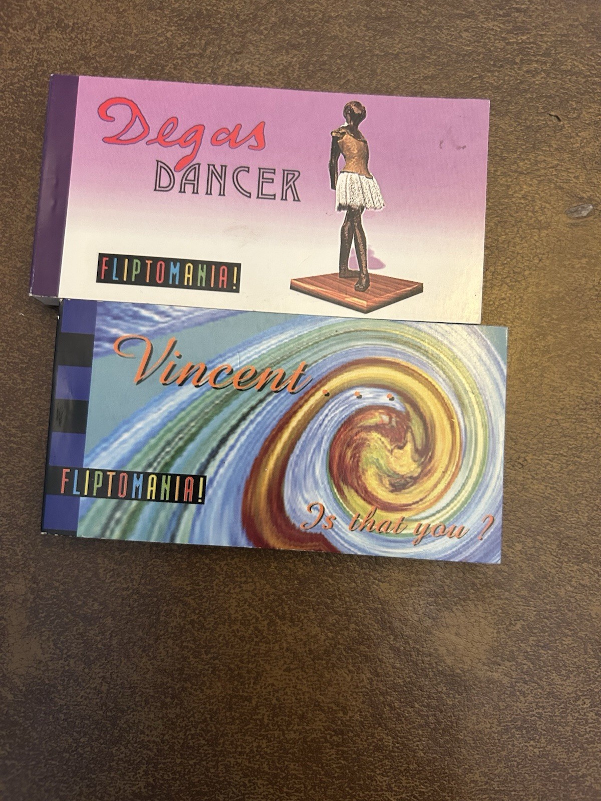 FliptoMania! Flip Books Lot of 2 – Vincent “Is That You?” & Degas Dancer