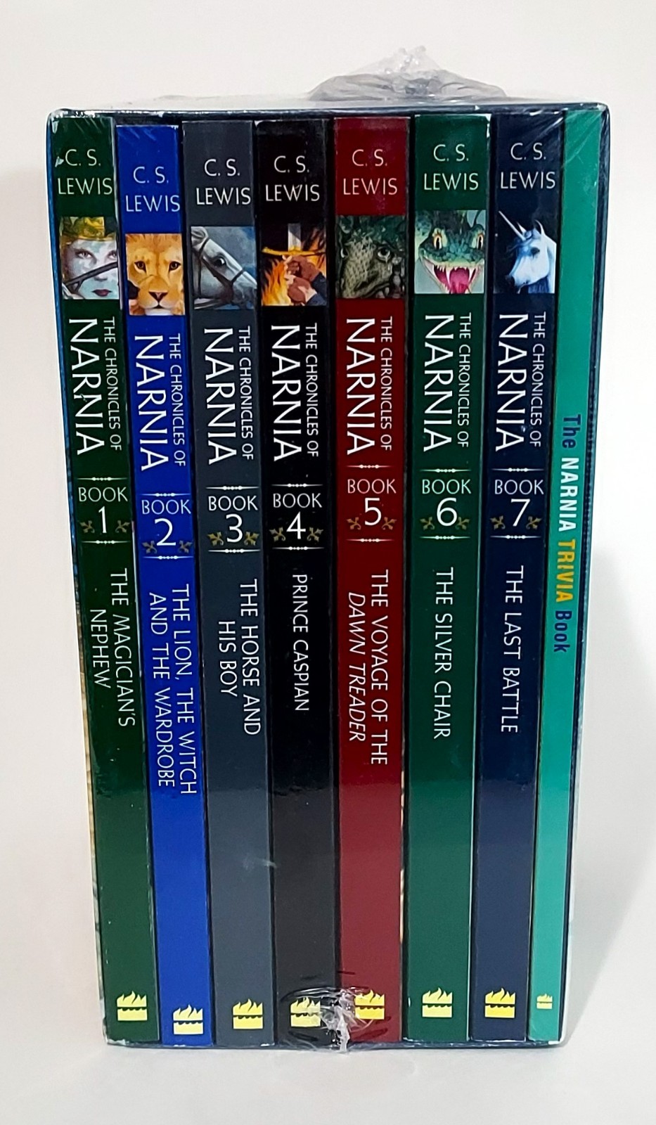 The Chronicles of Narnia Box Set C.S. Lewis NEW Sealed HarperCollins Paperback