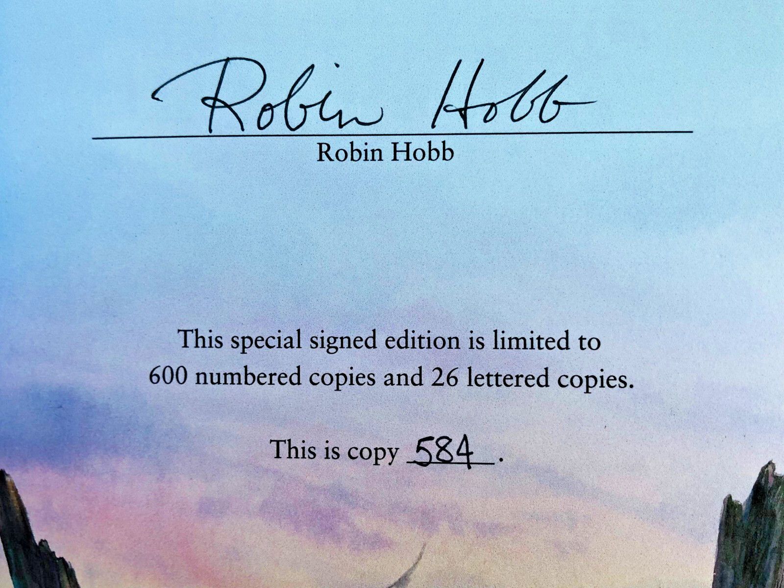 SIGNED The Mad Ship (Liveship Traders #2) by Robin Hobb SUBTERRANEAN PRESS