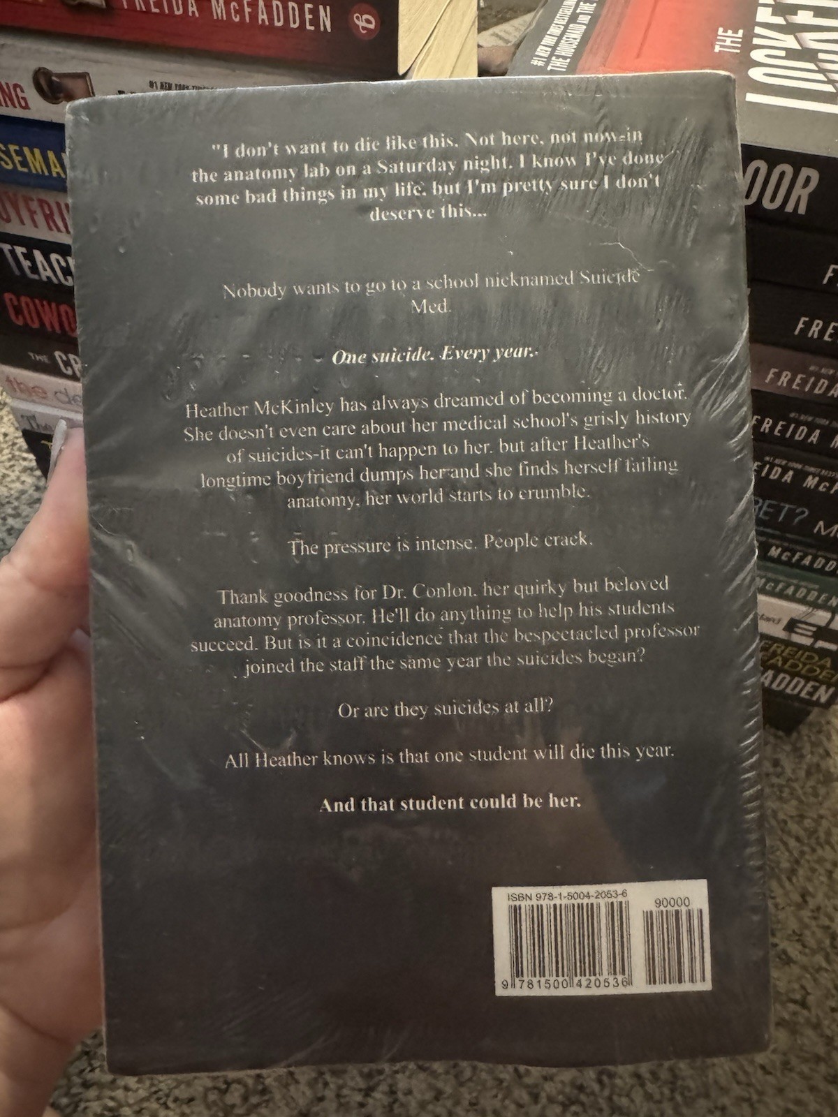 OUT OF PRINT RARE Suicide Med by Freida McFadden – 2014