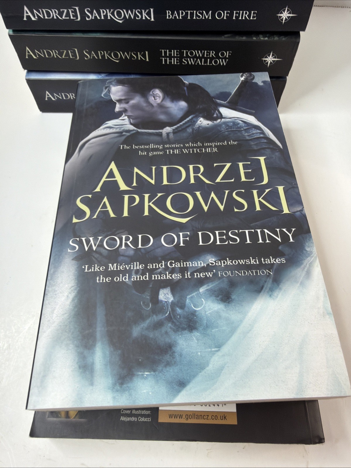Lot of 7 The Witcher Saga Books 1-7 by Andrzej Sapkowski Paperback Gollancz