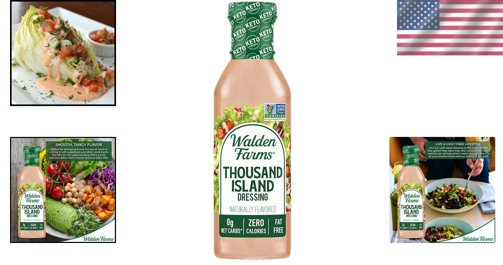 12 oz Keto-Friendly Thousand Island Dressing – Dairy-Free, Low Carb Indulgence
