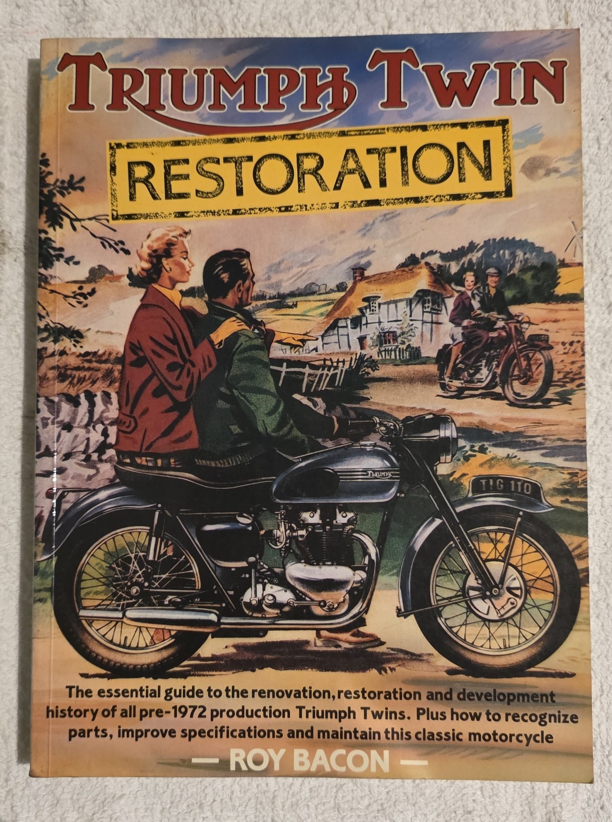 Triumph Twin Restoration by Roy Bacon Paperback 1977 Illustrated Motorcycles