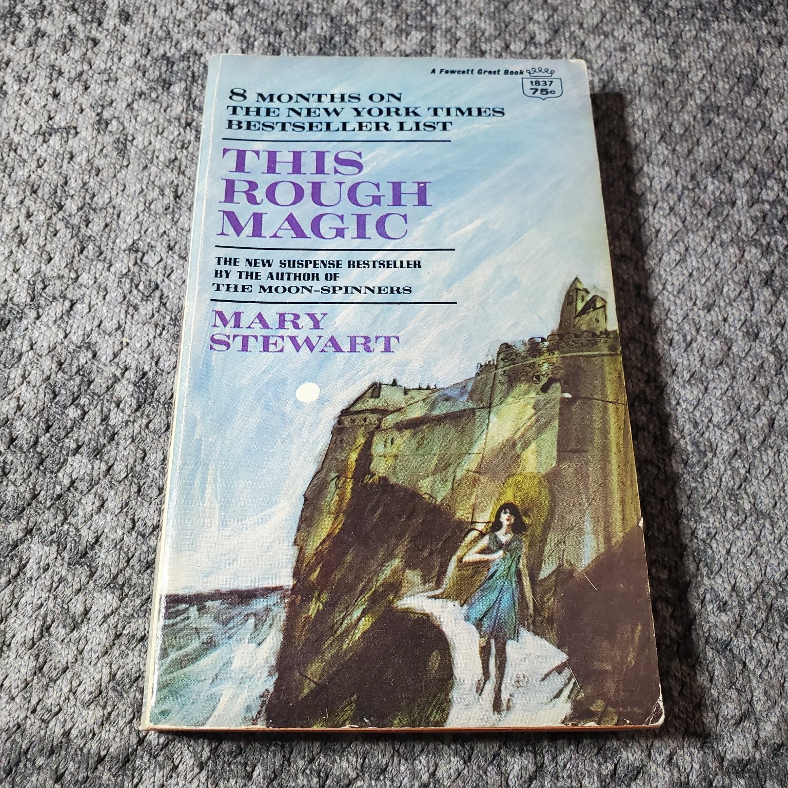 Nine Coaches Waiting Mary Stewart 1969 Reprint Suspense Gothic Romance Fawcett