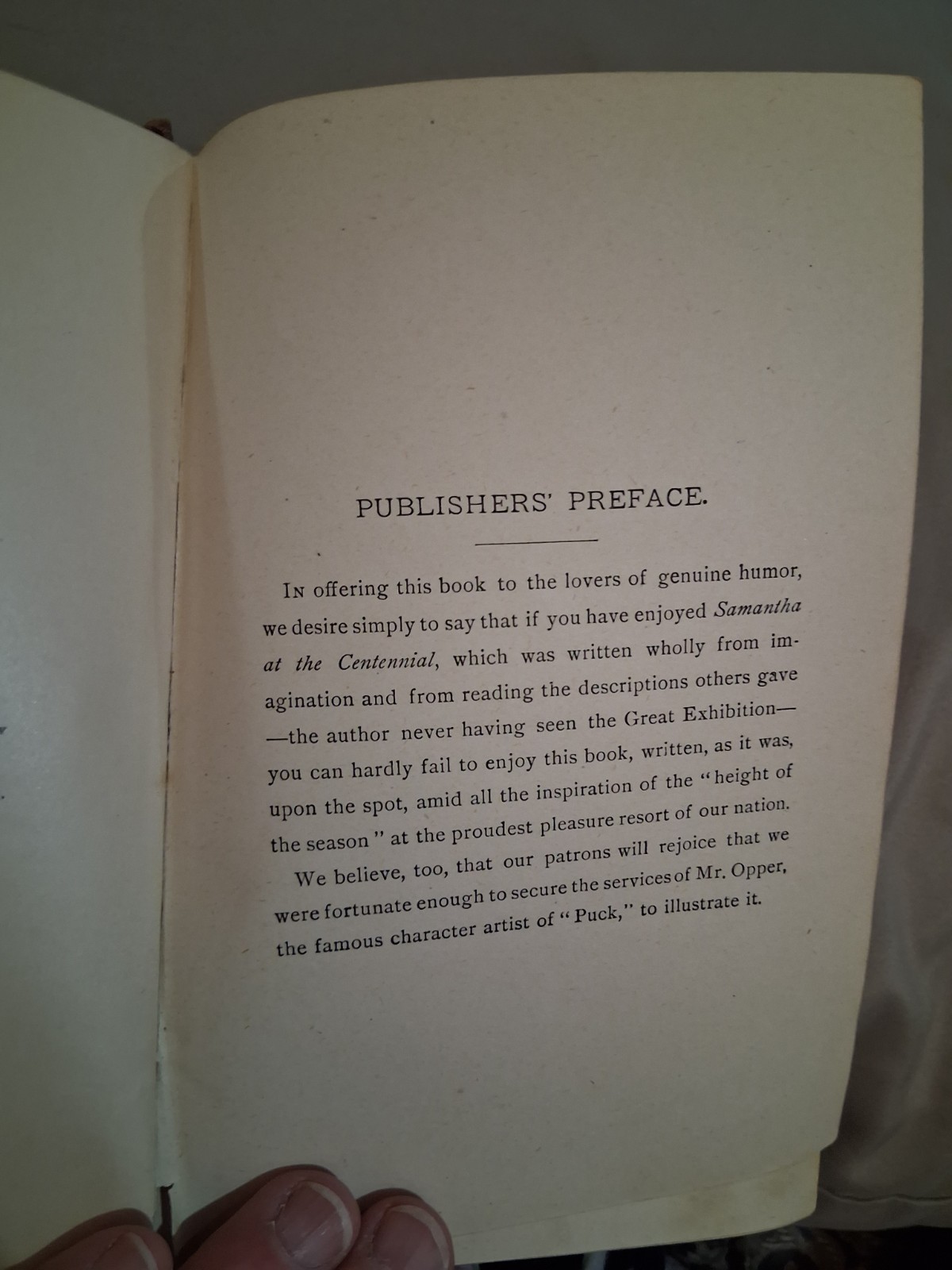 Josiah Allen’s Wife. Samantha at Saratoga. Hubbard, 1887. 1st ed. VG copy.