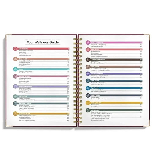 The Natural Healing Handbook Spiral Bound Guide For Herbal Remedies And Naturals