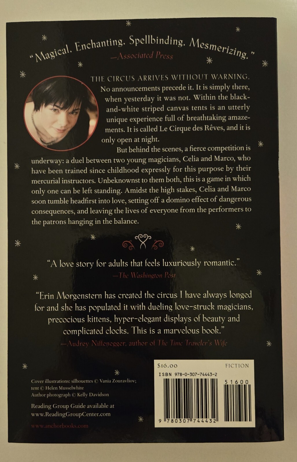 The Night Circus : A Novel by Erin Morgenstern (2012, Trade Paperback)