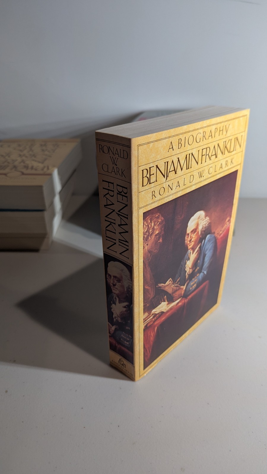 Benjamin Franklin (A Biography) by Ronald W. Clark Random House First Edition