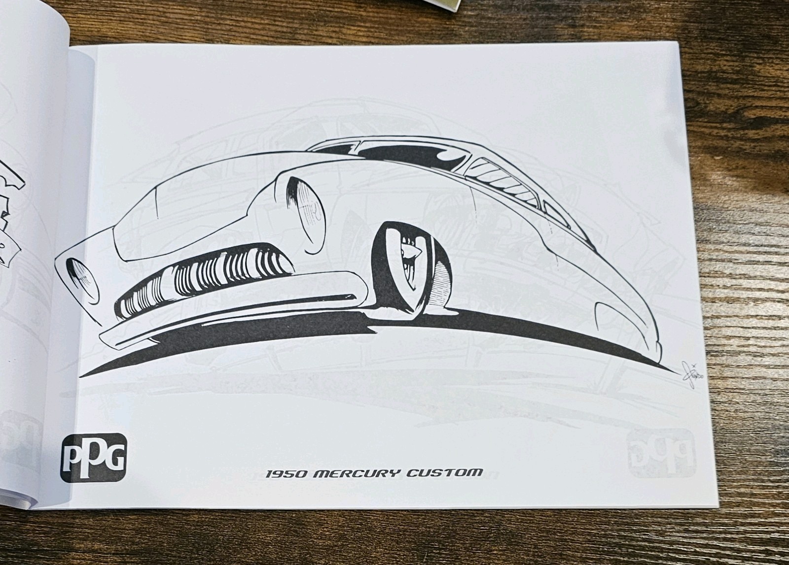Lot Of 10 NEW- 2016 PPG Industries-Hot Rod Coloring Book- 30 Pages- CAR HOBBIEST
