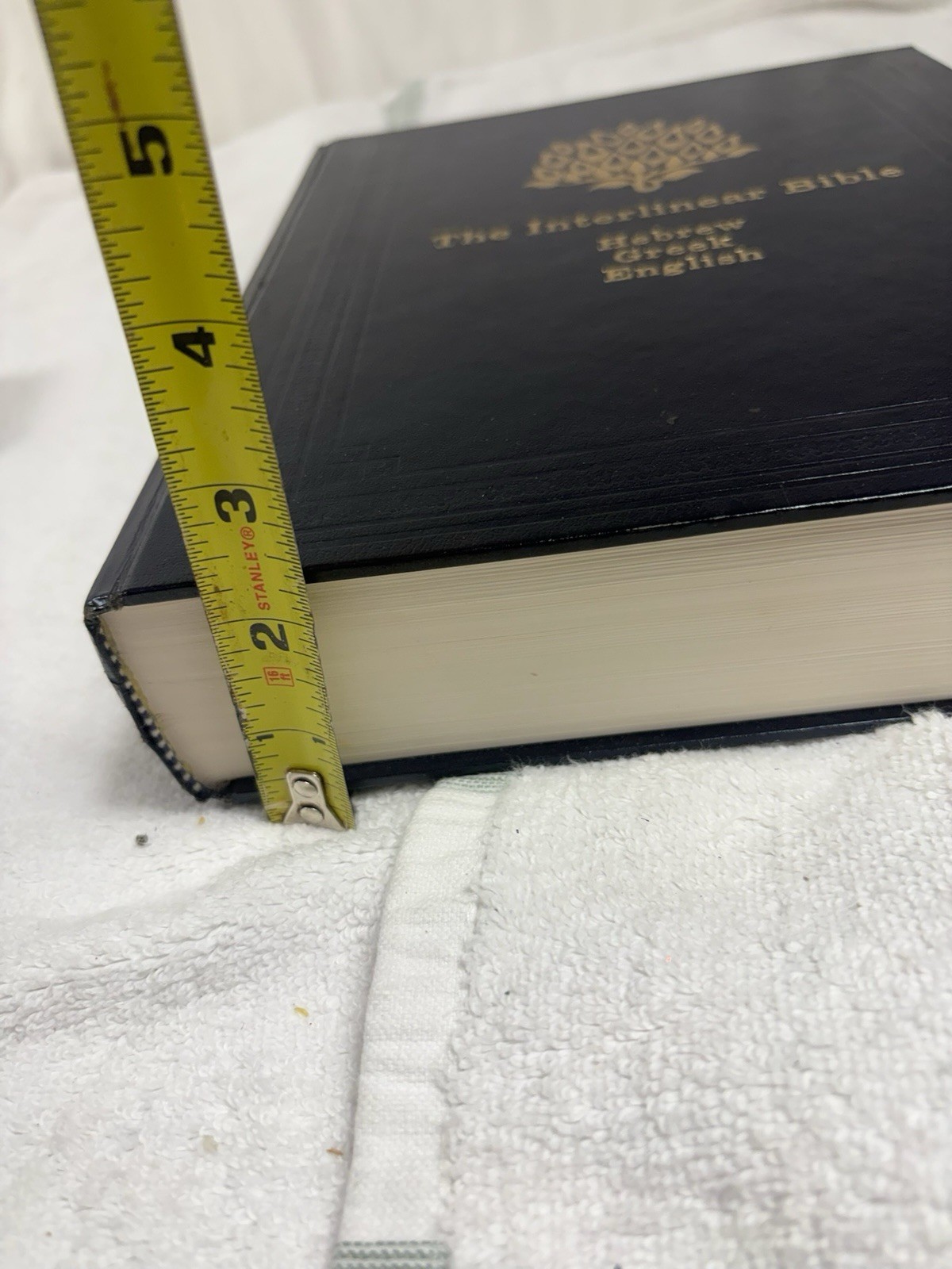The Interlinear Bible Hebrew Greek English Jay P Green 1986 Hardcover Strongs HC