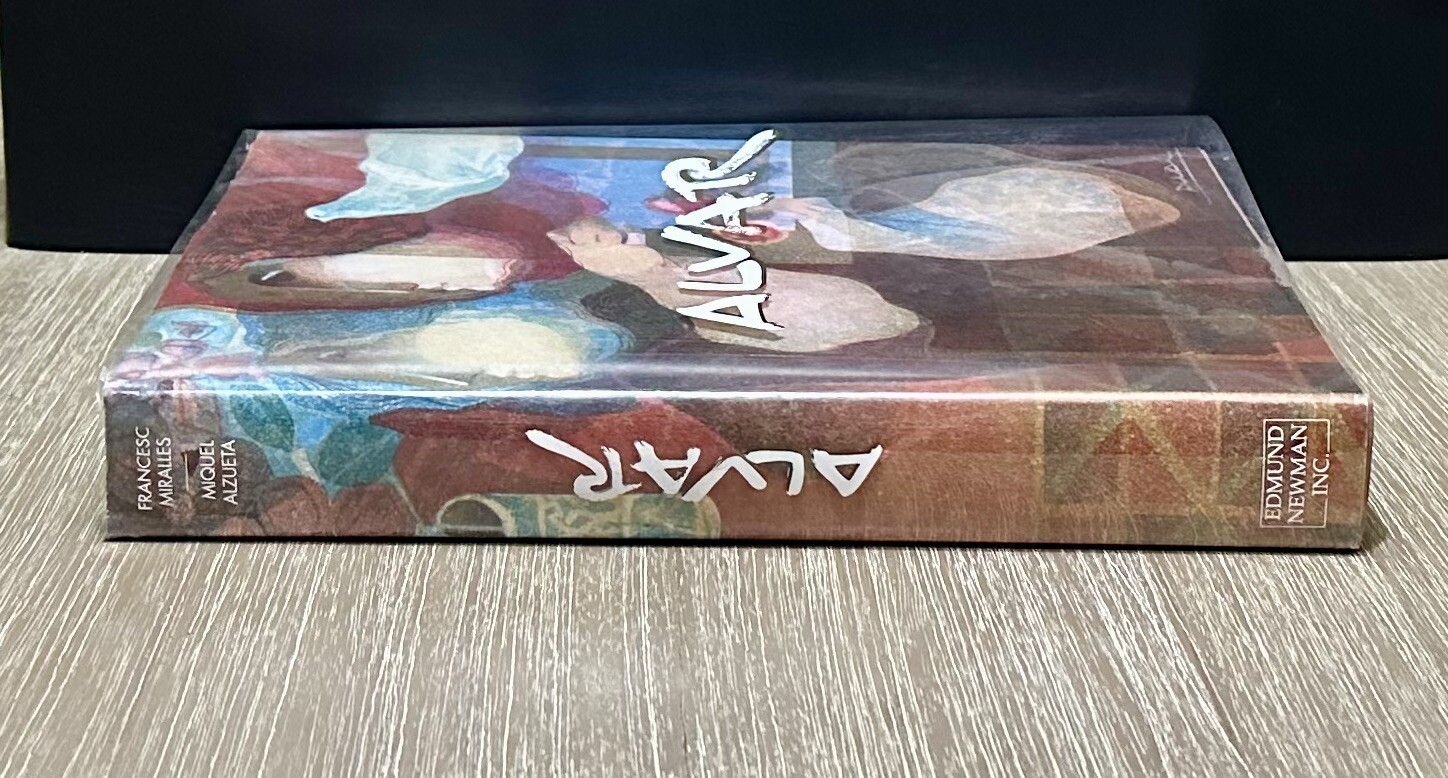Alvar *SIGNED* Monograph with Signed Litho DJ (1993) Miralles & Alzueta HC/DJ