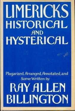 LIMERICKS, HISTORICAL AND HYSTERICAL By Ray Allen Billington – Hardcover *VG+*