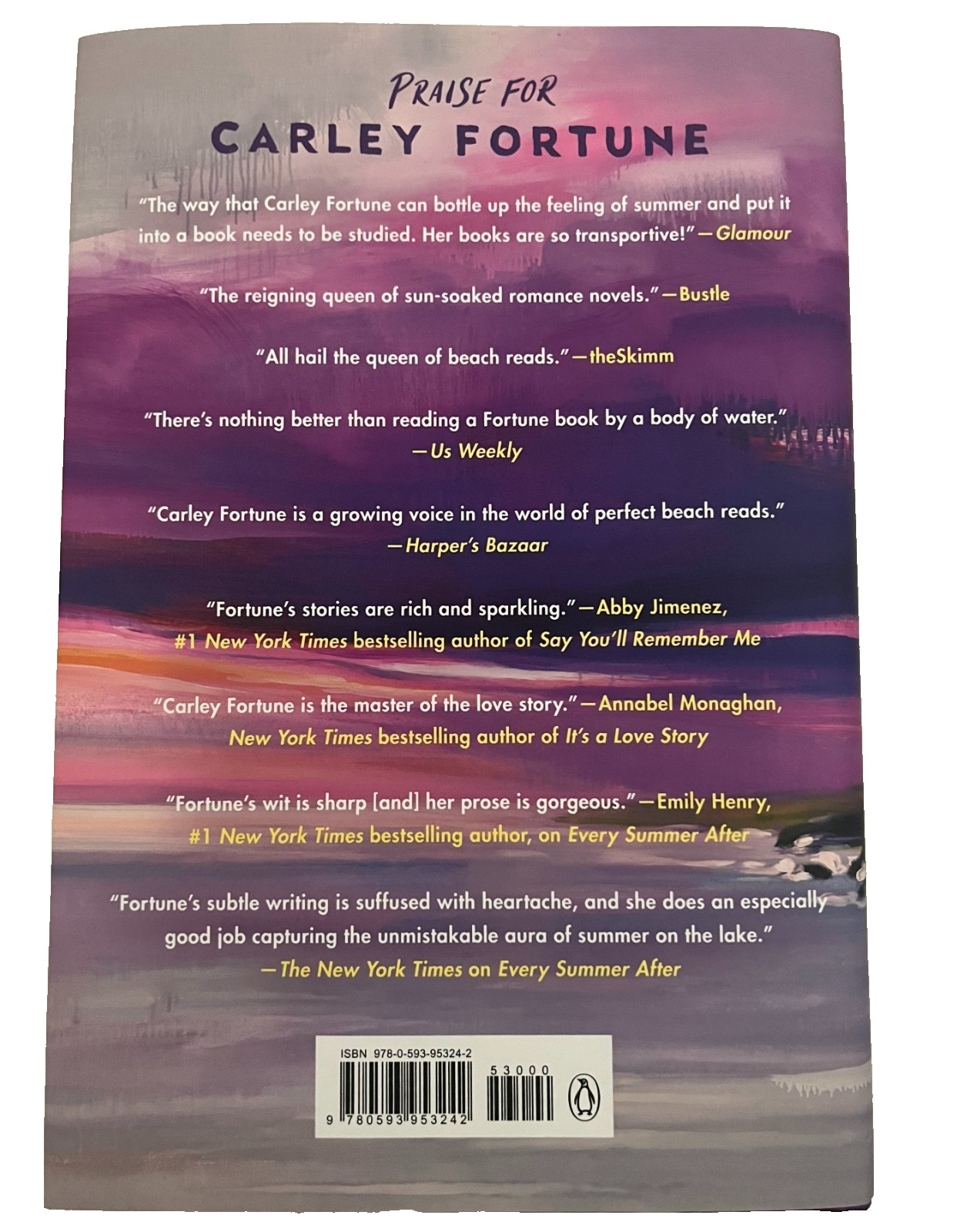 Carley Fortune OUR PERFECT STORM Hardback Book!