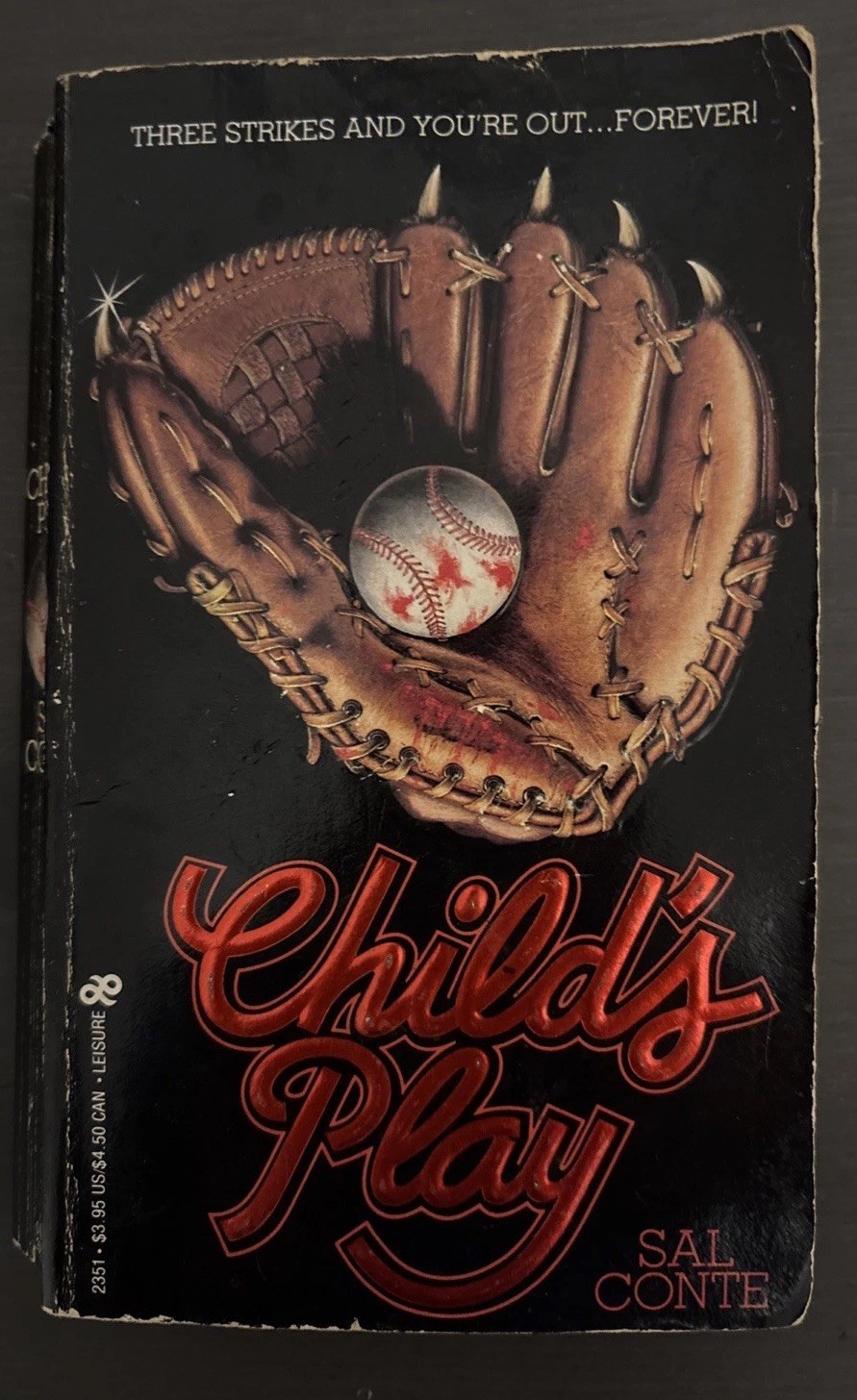 Child’s Play Sal Conte, vintage paperback 1986 ed. 1980s horror book