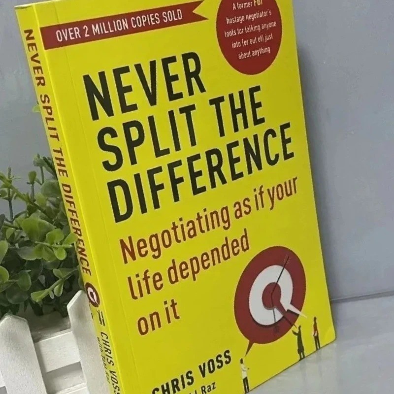 Never Split The Difference By Chris Voss Books In English for Adults Negotiation