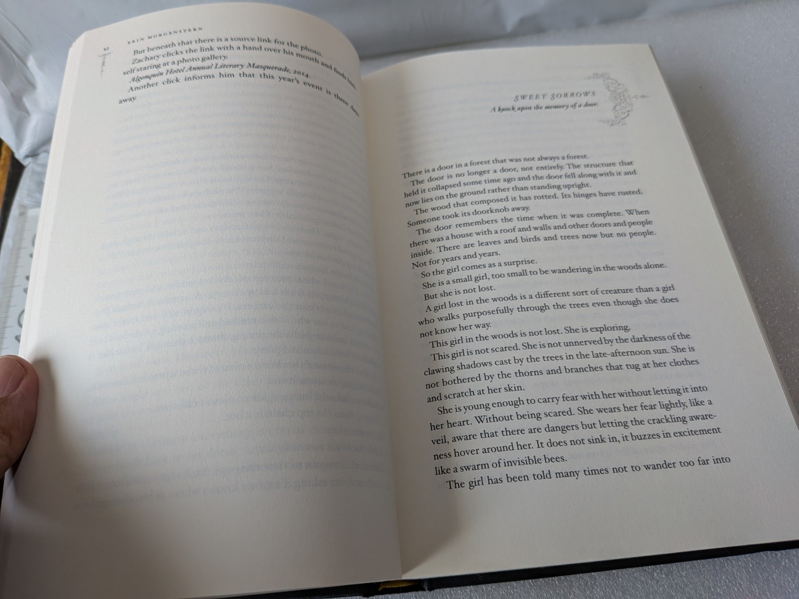 The Starless Sea Erin Morgenstern Hardcover Doubleday 2019 No DJ