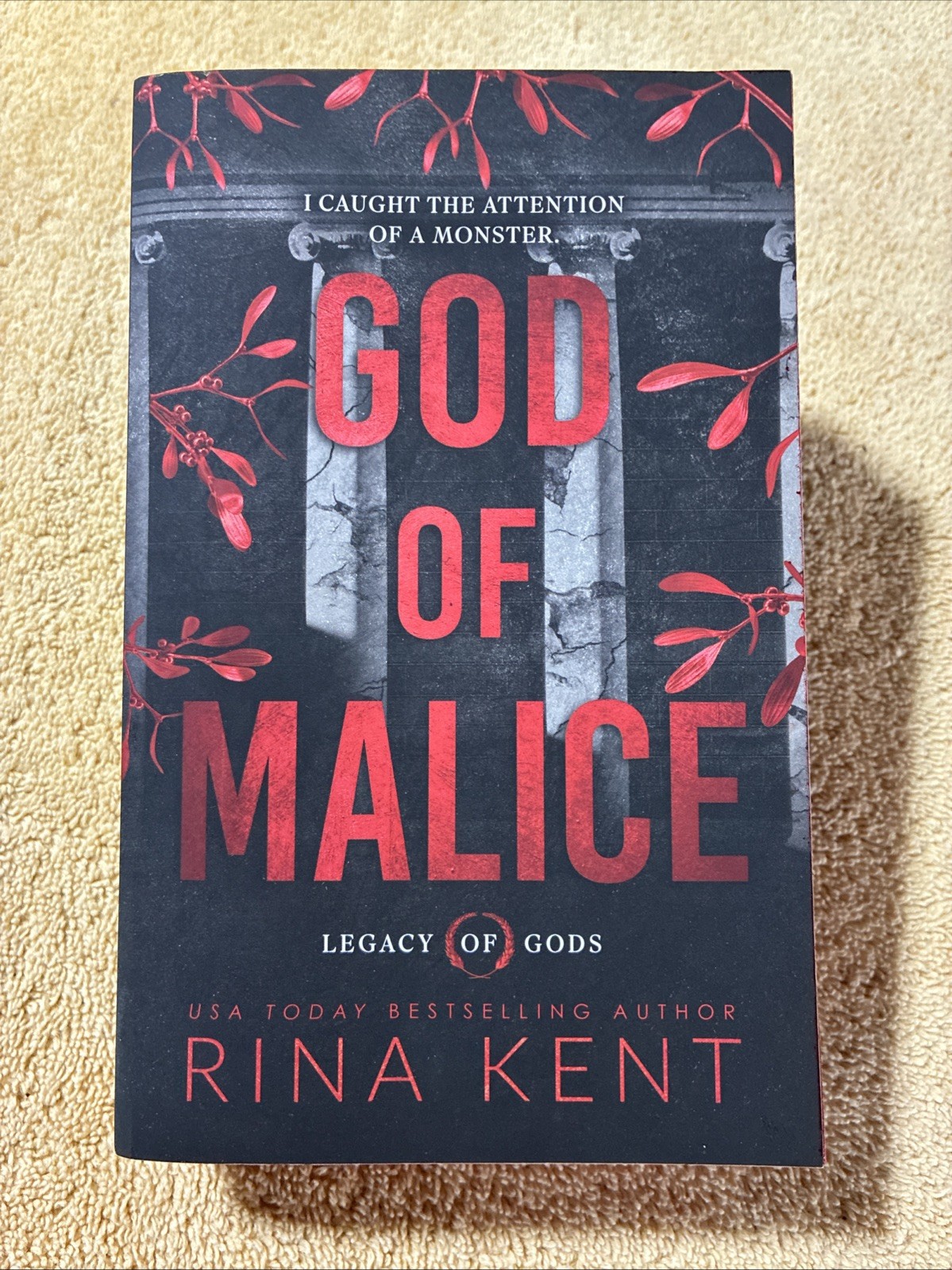 God of Malice (Deluxe Edition) by Rina Kent (2024, Trade Paperback, Sprayed 1st)