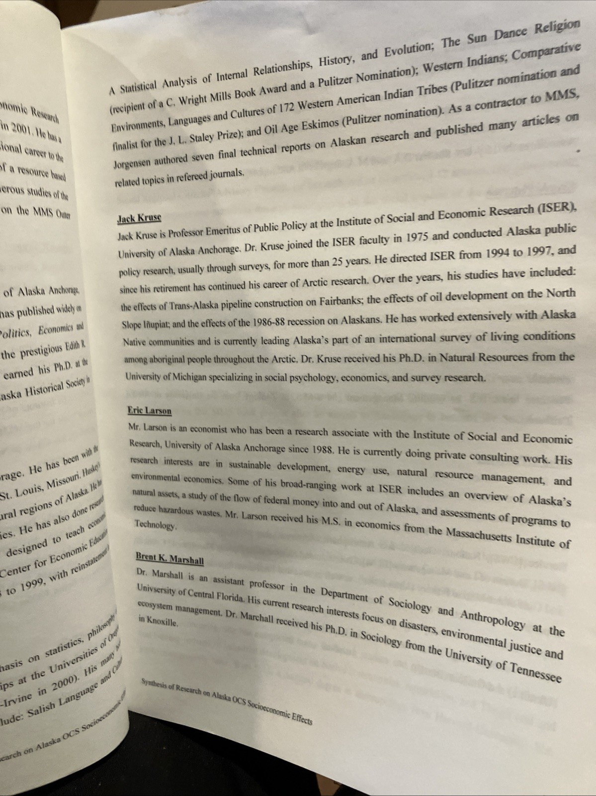 Three Decades Of Research On Socioeconomic Effects Related To Offshore Petroleum
